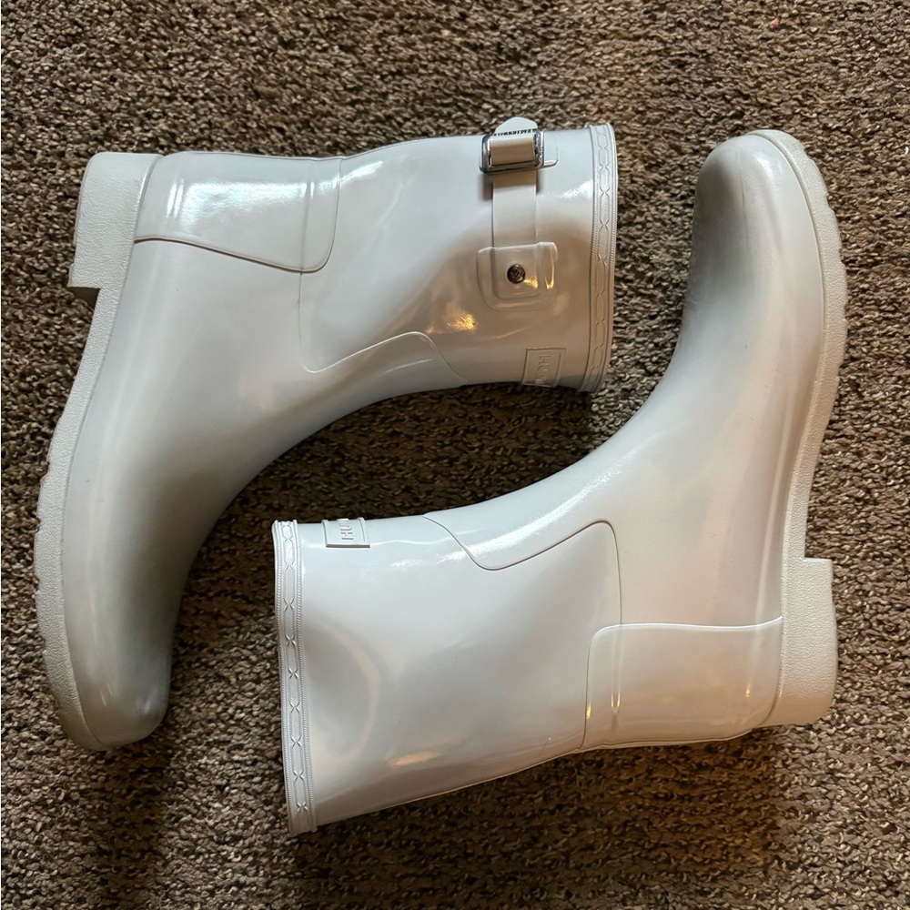Hunter Grey Rain Boots